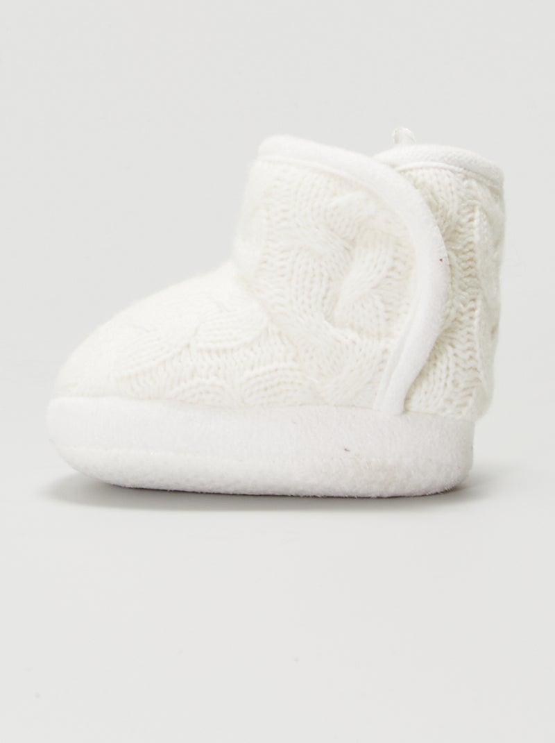 Chaussons boots Beige - Kiabi