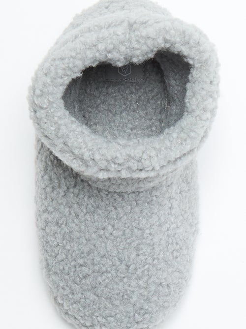 Chaussons boots effet moutonné - Kiabi Chaussons boots effet moutonné - Kiabi