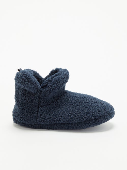 Chaussons boots effet moutonné - Kiabi
