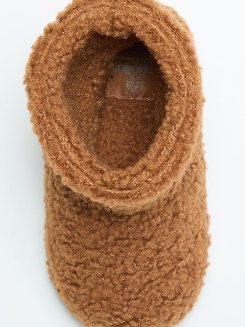 Chaussons boots effet moutonné - Kiabi Chaussons boots effet moutonné - Kiabi