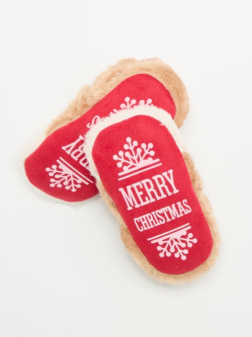 Chaussons bottillons animaux 'Noël' - Kiabi Chaussons bottillons animaux 'Noël' - Kiabi