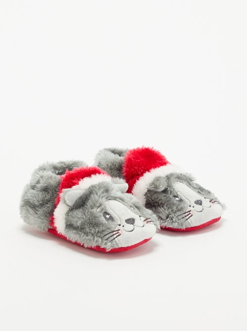 Chaussons bottillons animaux 'Noël' - Kiabi Chaussons bottillons animaux 'Noël' - Kiabi