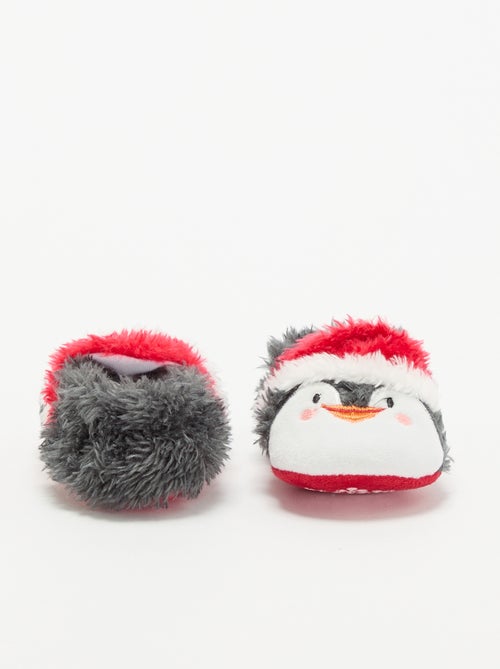 Chaussons bottillons animaux 'Noël' - Kiabi Chaussons bottillons animaux 'Noël' - Kiabi