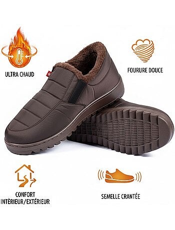 Chaussons charentaises montantes PREMIUM MU9738