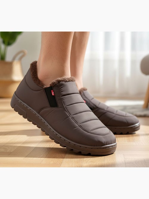 Chaussons charentaises montantes PREMIUM MU9738 - Kiabi Chaussons charentaises montantes PREMIUM MU9738 - Kiabi