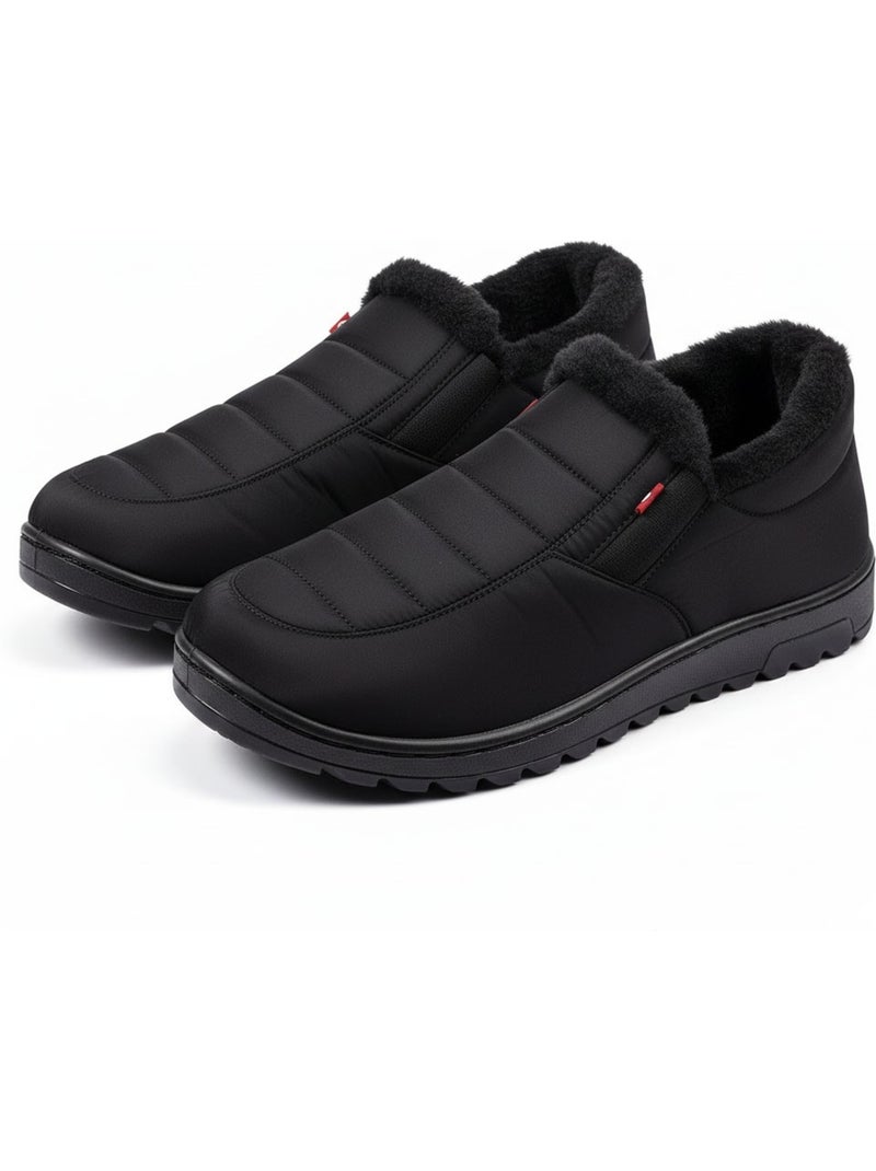 Chaussons charentaises montantes PREMIUM MU9738 Noir - Kiabi