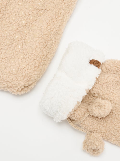 Chaussons chaussettes fourrés - Kiabi