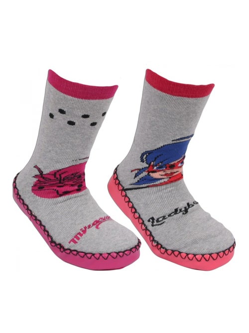 Chaussons chaussettes lot de 2 Zag Heroez - Kiabi Chaussons chaussettes lot de 2 Zag Heroez - Kiabi