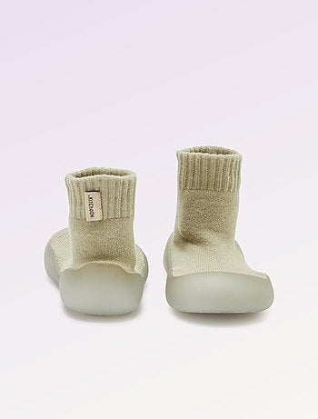 Chaussons chaussettes motricité 3 '1ers pas' - Kitchoun