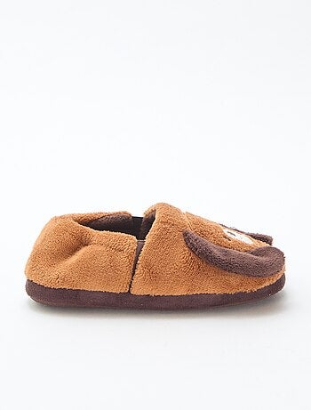 Chaussons 'chiens' avec animation en relief
