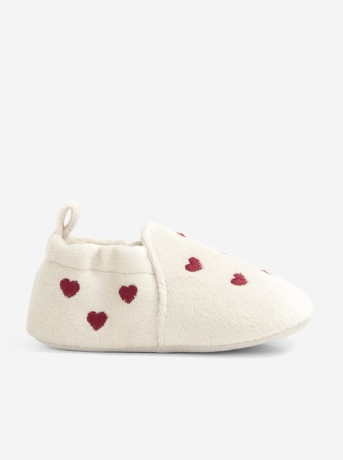 Chaussons 'cœur' - Kiabi