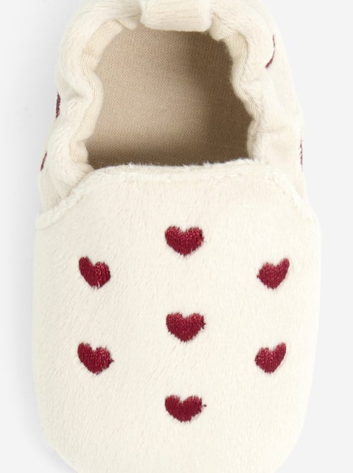 Chaussons 'cœur' - Kiabi