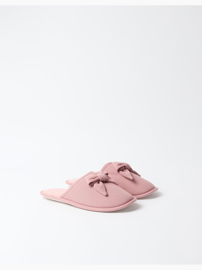 Chaussons de chambre de vichy, mo fashion Rose - Kiabi