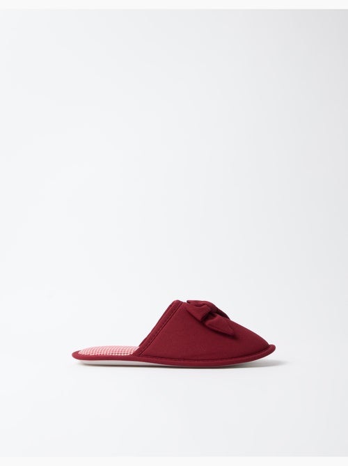 Chaussons de chambre de vichy, mo fashion - Kiabi Chaussons de chambre de vichy, mo fashion - Kiabi