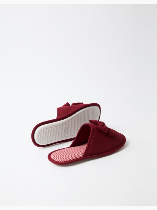 Chaussons de chambre de vichy, mo fashion - Kiabi Chaussons de chambre de vichy, mo fashion - Kiabi