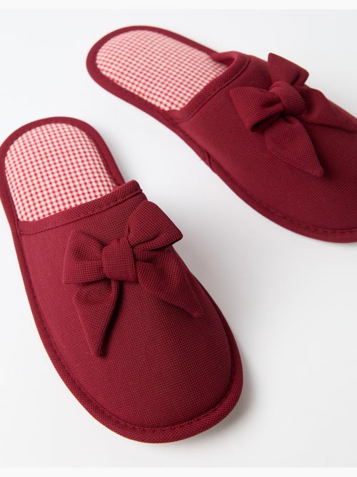 Chaussons de chambre de vichy, mo fashion - Kiabi Chaussons de chambre de vichy, mo fashion - Kiabi