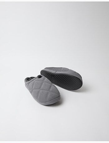 Chaussons de chambre en couloir côtelé, mo fashion