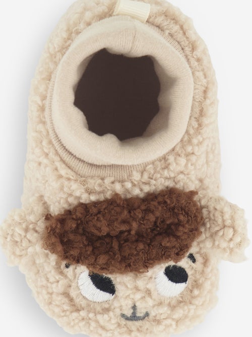 Chaussons doux 'têtes de moutons' - Kiabi