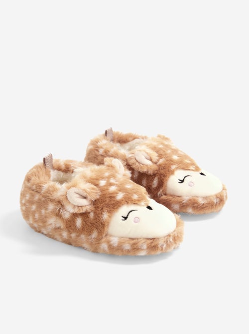 Chaussons en matière moutonnée - Kiabi Chaussons en matière moutonnée - Kiabi