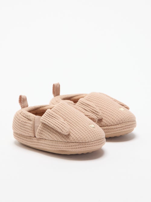 Chaussons en nid d'abeille - Kiabi