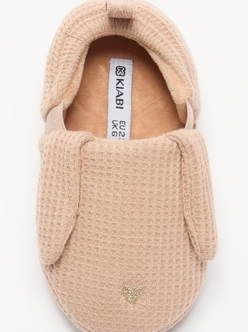 Chaussons en nid d'abeille - Kiabi