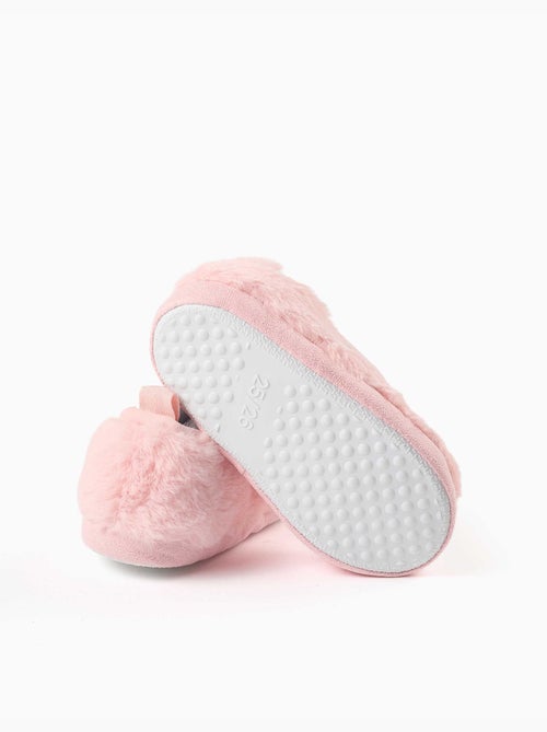Chaussons en peluche avec broderie stitch - Kiabi Chaussons en peluche avec broderie stitch - Kiabi