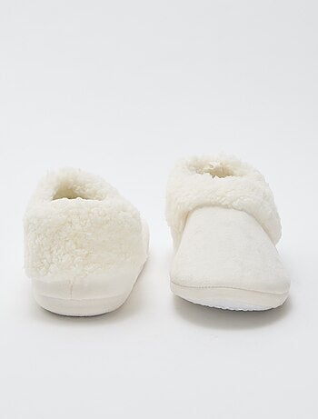 Chaussons en suédine