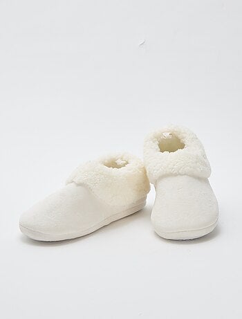 Chaussons en suédine