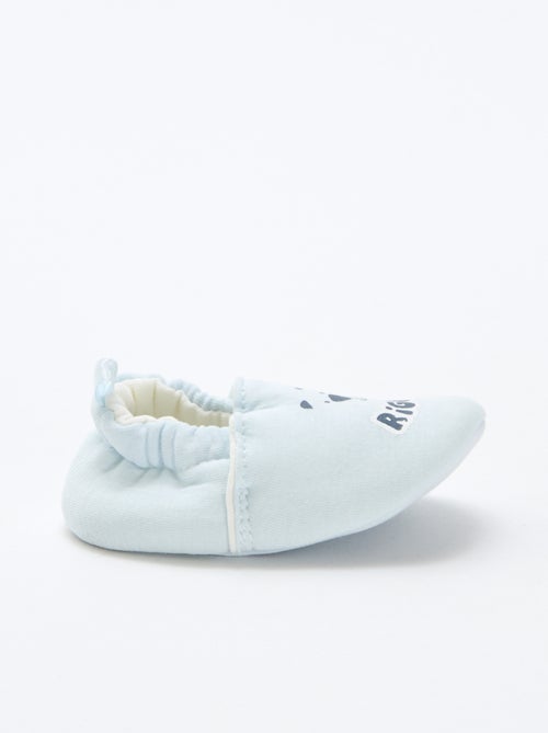 Chaussons en tissu imprimé animal - Kiabi
