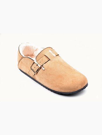 Chaussons Femme Hiver Sabots d’Intérieur Fourrés MD8845