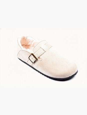 Chaussons Femme Hiver Sabots d’Intérieur Fourrés MD8845