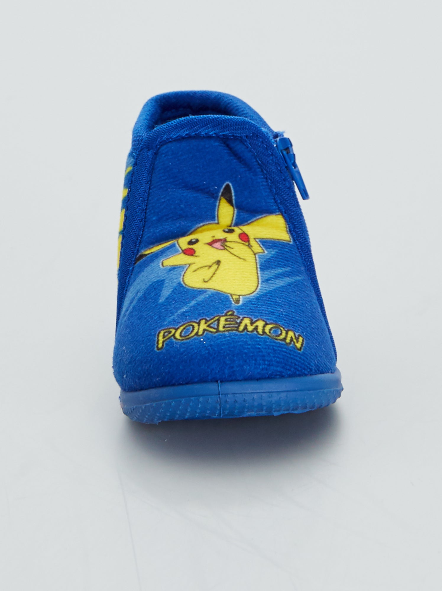 Chaussons Mules Pokémon Pour Garçon - Taille 32, Bleu - Lavable En Machine, Confortables, Design Officiel