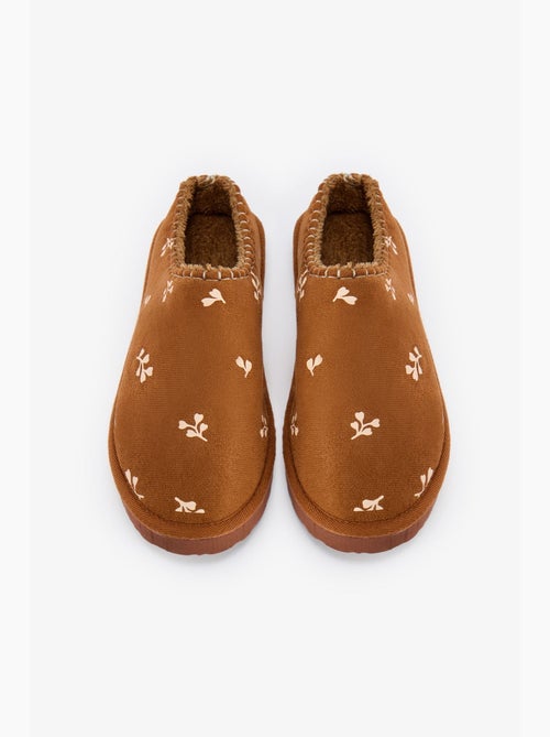 Chaussons fleuris daisy penti - Kiabi