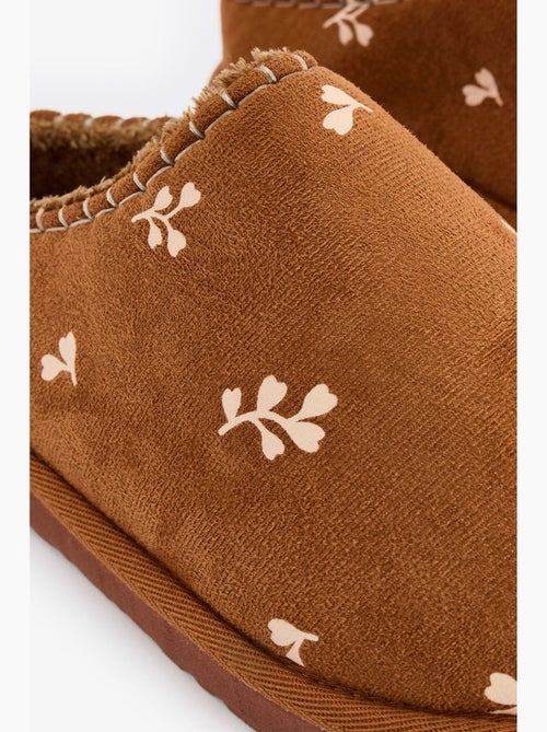 Chaussons fleuris daisy penti - Kiabi