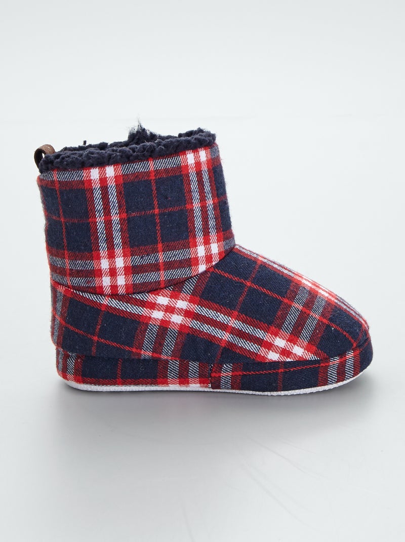 Chaussons Fourrés Rouge Taille 26/27 - Neufs Dans Leur Emballage, Pour Garçon