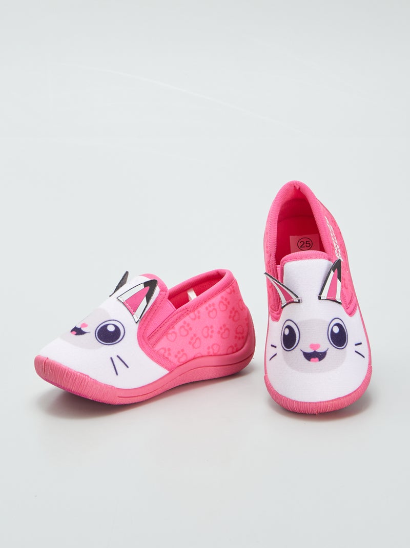 Chaussons 'Gabby et la maison magique' Blanc/rose - Kiabi