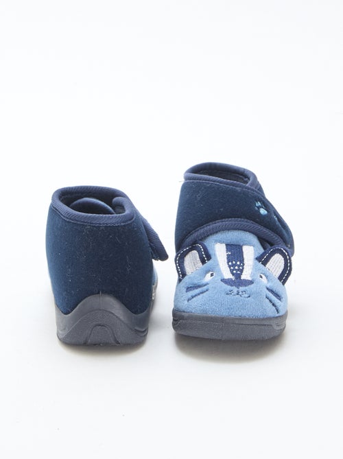 Chaussons hauts animés à scratch - Kiabi