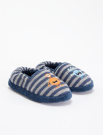 Chaussons intérieurs fourrés