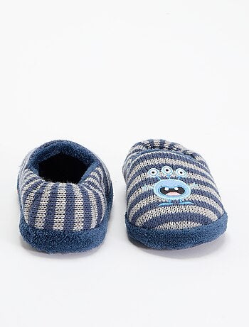 Chaussons intérieurs fourrés