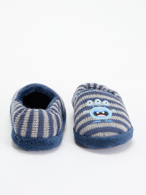 Chaussons intérieurs fourrés - Kiabi