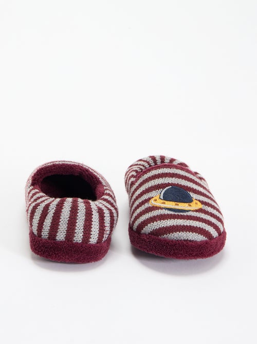 Chaussons intérieurs fourrés - Kiabi