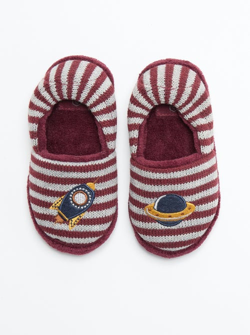 Chaussons intérieurs fourrés - Kiabi