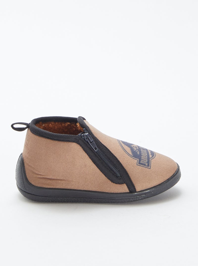 Chaussons 'Jurassic World' Marron - Kiabi