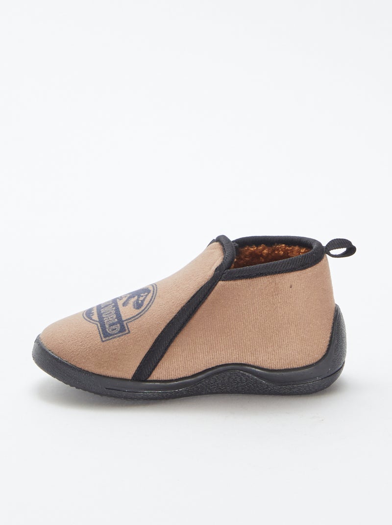 Chaussons 'Jurassic World' Marron - Kiabi