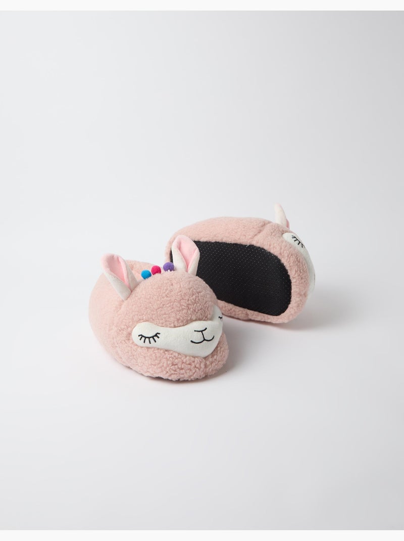 Chaussons lama, mo fashion Rose - Kiabi