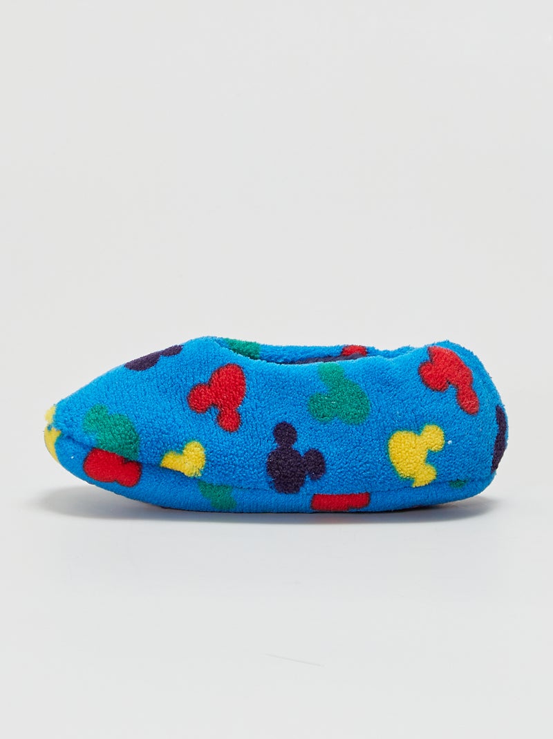 Chaussons 'Mickey' bleu - Kiabi