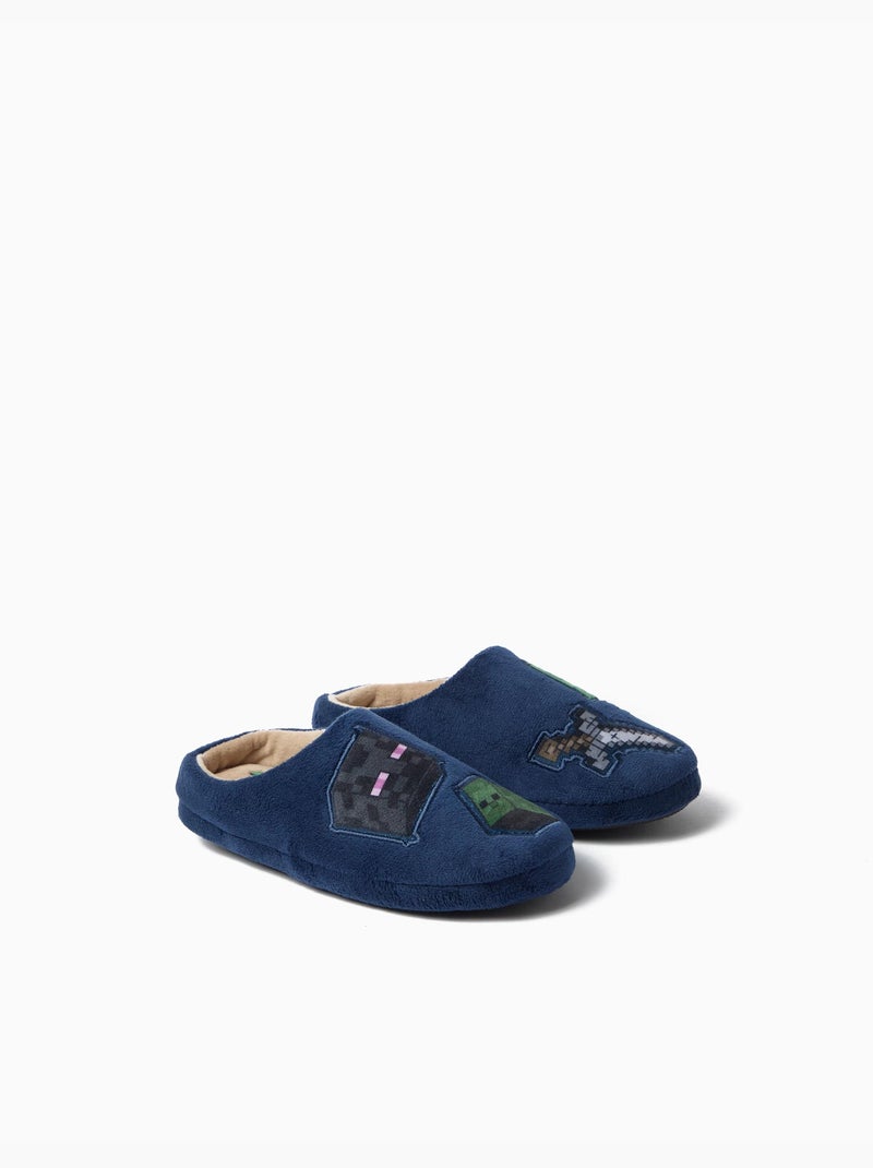 Chaussons 'minecraft', mo fashion Multicolore - Kiabi