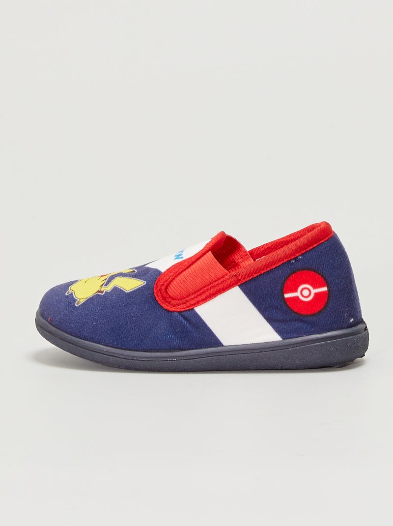 Chaussons montant 'Pikachu' 'Pokémon' Bleu - Kiabi