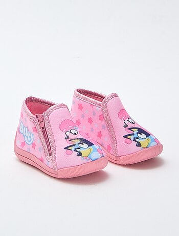 Chaussons montants 'Bluey' à ouverture