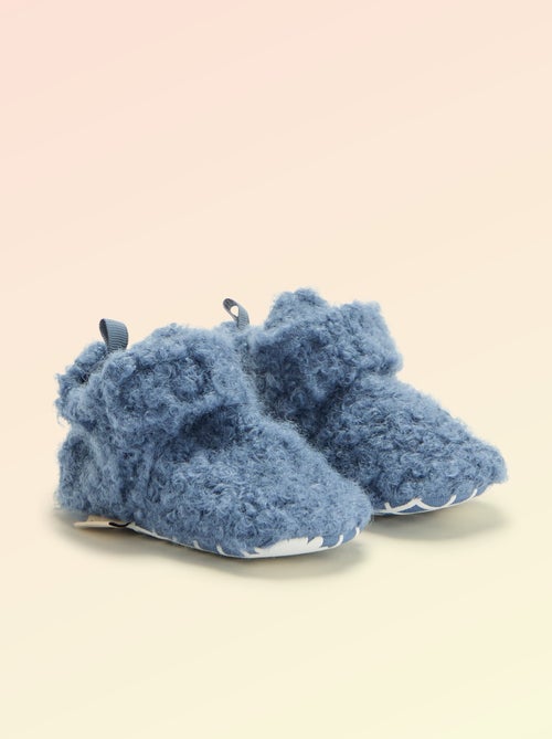 Chaussons montants effet moutonné - 'Kitchoun' - Kiabi Chaussons montants effet moutonné - 'Kitchoun' - Kiabi